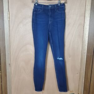 Old Navy Women's Dark Blue Skinny Jeans